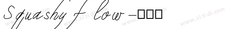 Squashy flow字体转换